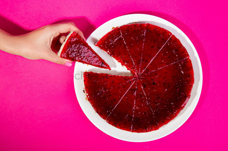 Чизкейк "Фитнес с ежевикой и семенами чиа" Cheeseberry
